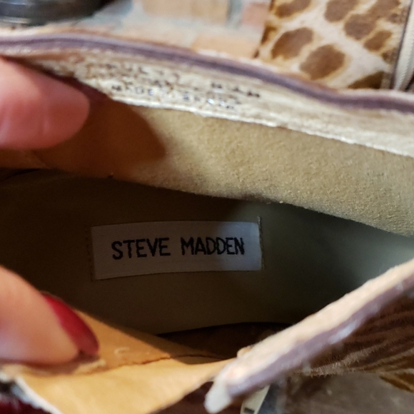 NWOT Steve Madden Leopard Booties - Picture 8 of 8